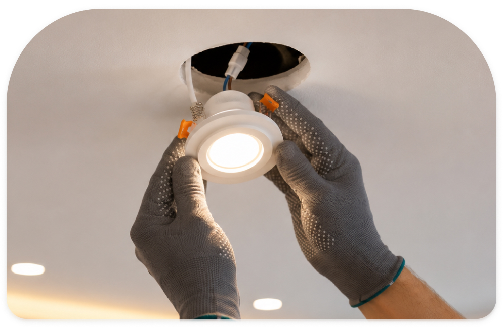 led spot montajı nedir