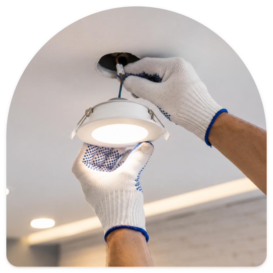 led spot montajı